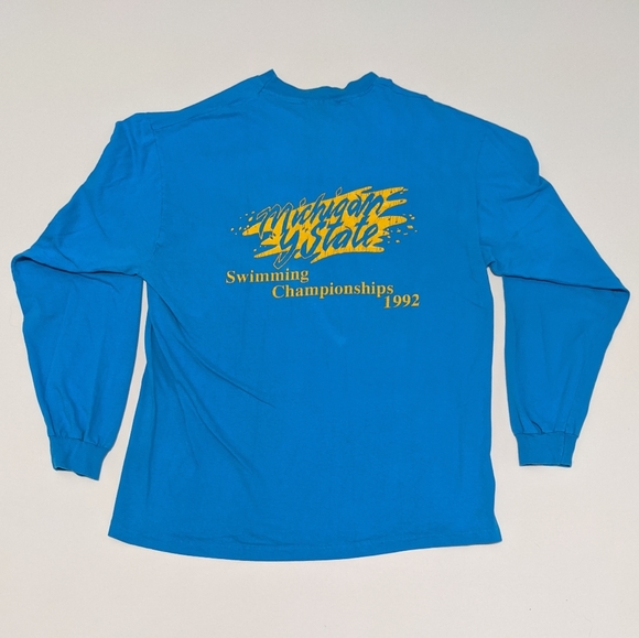 Vintage Other - 1992 Michigan State Swimming Championship T-shirt
